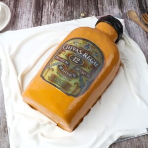 Chivas Regal Liquor Bottle Cake
