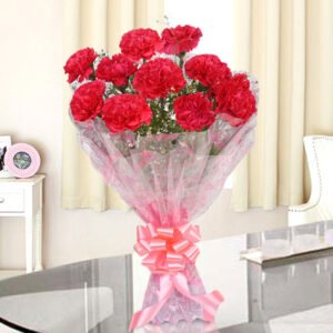 10 carnations bunch