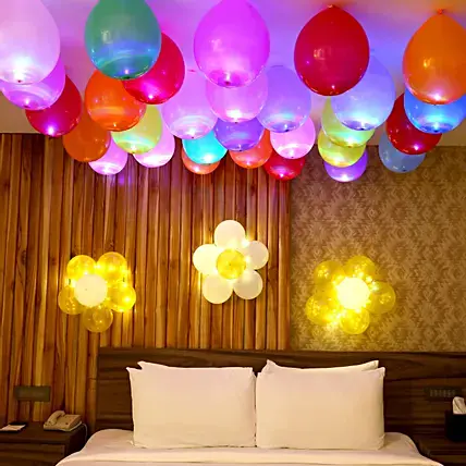 LED Balloons Decoration - Fresh Fruits Basket