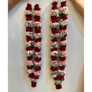 Red and Pink Rose Jaimala